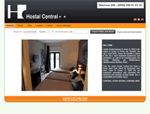 Tablet Screenshot of hostalcentralceuta.com